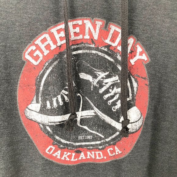 Vintage Green Day Band Graphic Punk Rock 80's 90's Hoodie Sweatshirt Oversized - Picture 2 of 6